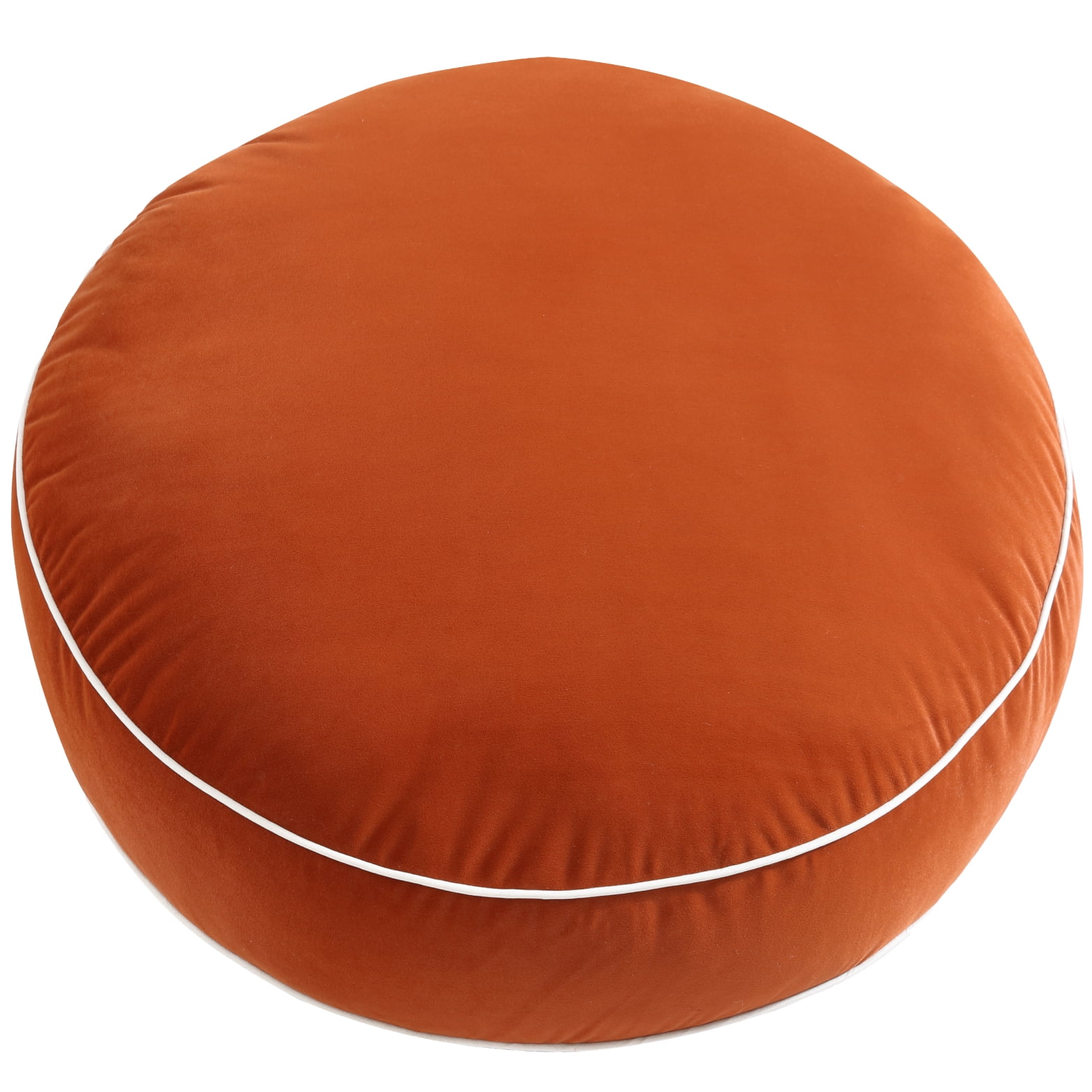 Home Decor Collection Style House Indoor Round Velvet Floor Cushion, 24 ...