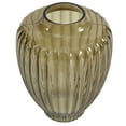 thumbnail image 1 of Home Decor Collection Style House Green Glass Vase, 7.5" L x 9.65" H, 1 of 8