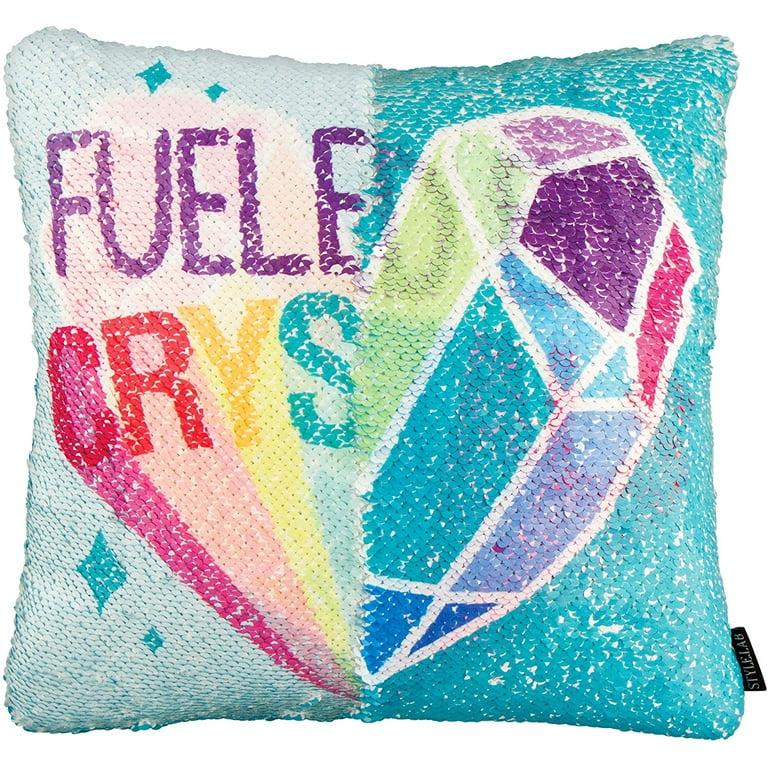 Style.Labs Magic Sequin Reveal Pillow Fueled By Crystals Walmart