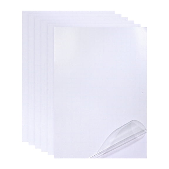 Style: Leather Pattern
Material: Holographic Cold Laminating Film
Size: 29.7 x 21 cm / 11.69 x 8.27 Inch (L x W)
Packing List: 6 Sheets x Holographic Sticker Paper