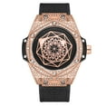 thumbnail image 1 of Style Light Luxury Fashion Rhinestone Watch For Daily Wear, Party Versatile - Elegant Timepiece for Him, 1 of 8