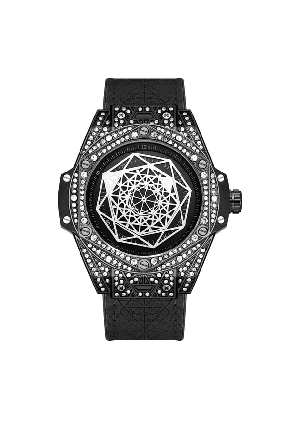 Style Light Luxury Fashion Rhinestone Watch For Daily Wear, Party Versatile - Elegant Timepiece for Him