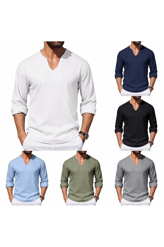 Style Loose Fit Casual Shirt for with Collar Design Long Sleeve Comfortable Top Mens Shirts Big and Tall Unisex T Shirt Mens Graphic T Shirts Men's V Neck T Shirts Mens Big and Tall Tee Shirts Crop