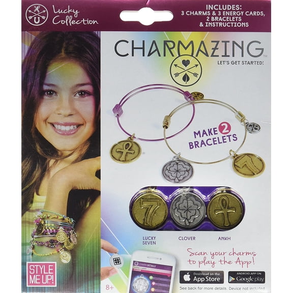 Style Me Up! Charmazing Let's Get Started Collection Lucky Seven/Clover/Ankh English