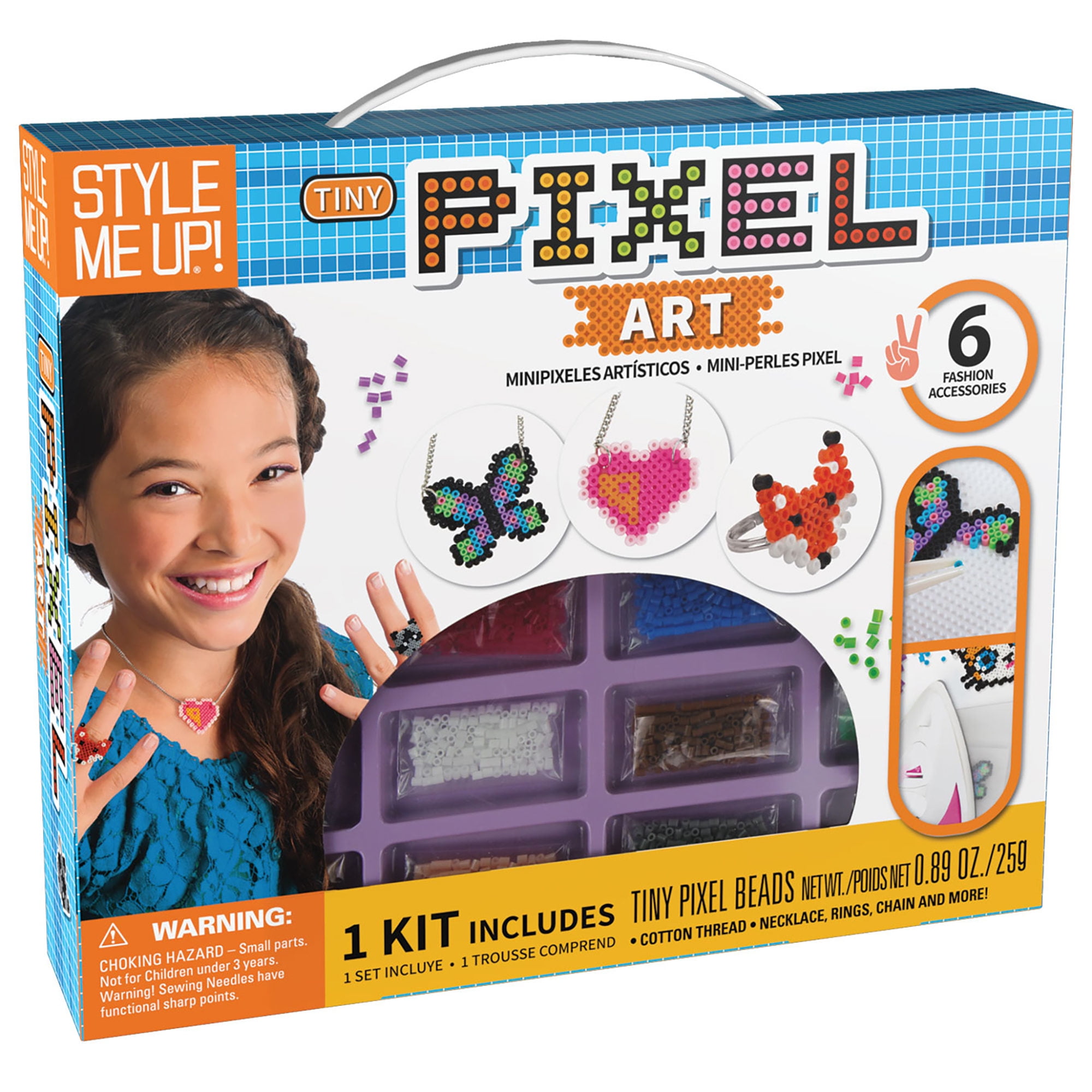 Style Me Up Color & Stitch, Kids Art Kit, Multi