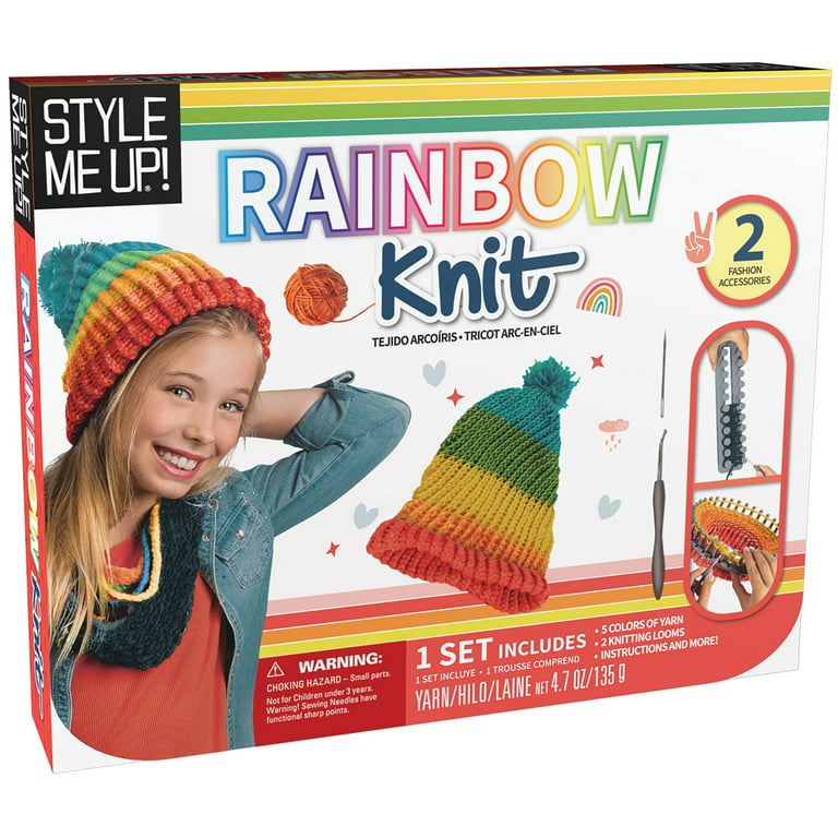 Style Me Up, Rainbow Knitting, Kids Knitting 