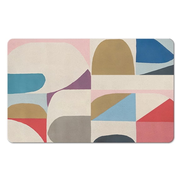 Style Meets Functionality: Boho Rug (20x32 inch) - Non-Slip, Soft, Washable, Ultra-Thin - Perfect for Bedroom, Office, Dorm, Bathroom, Living Room, Kitchen, Playroom