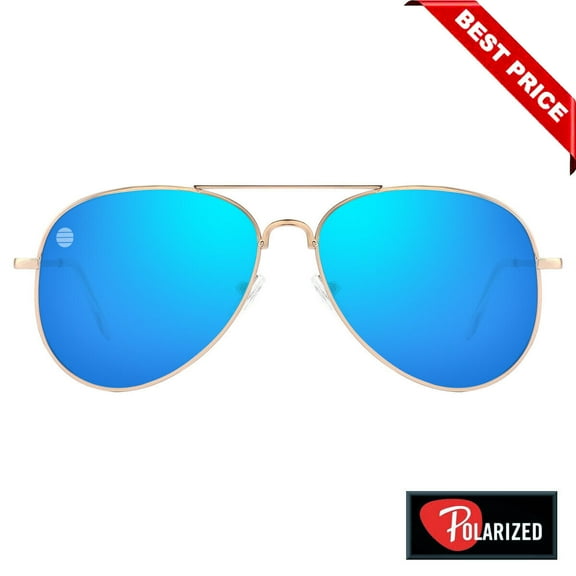 Style Men's Polarized Pilot Sunglasses Outdoor Driving Sun Glasses Sport Eyewear