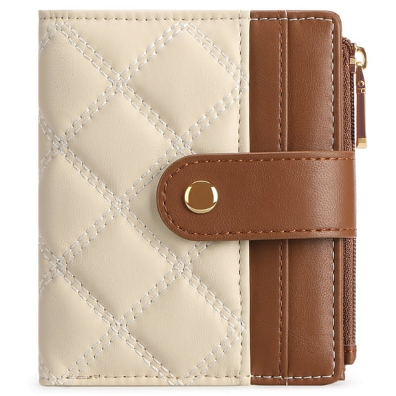 Style Multi-Card Student Wallet Zipper Embroidery Thread Two Fold Short Women's Wallet