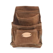 Style N Craft Carpenters Nail and Tool Pouch in Heavy Duty Suede Leather with Multiple Pockets