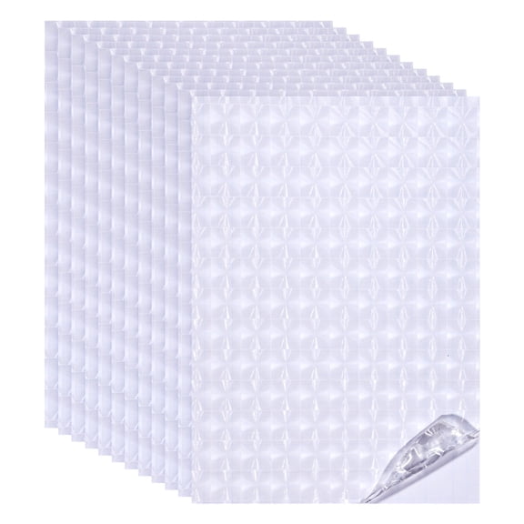 Style: Optical 3D Effect
Material: Holographic Cold Laminating Film
Size: 29.7 x 21 cm / 11.69 x 8.27 Inch (L x W)
Packing List: 12 Sheets x Holographic Sticker Paper