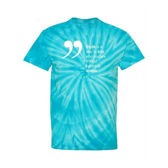 Style Quote Tie-Dye Cyclone Men -Smartprints Designs, Male XX-Large