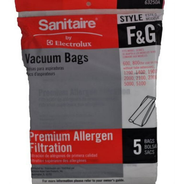 Style ST Disposable Vacuum Bags for SC600 and SC800 Series, 5 Bags/Pack Style ST Disposable Vacuum Bags for SC600 and SC800 Series, 5 Bags/Pack