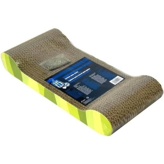 Style Scratcher with Catnip - Jungle-Stripe Lounge