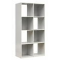 thumbnail image 1 of Style Selections 24.13-Inches H x 47.56-Inches W x 11.63-Inches D White Stackable Wood laminate 8 Cube organizer, 1 of 8