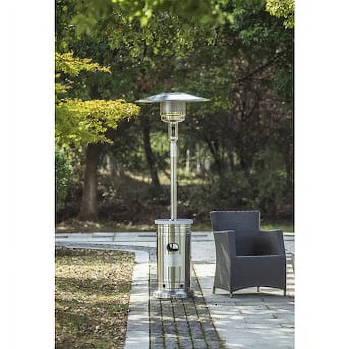 Style Selections 48000-BTU Stainless Steel Patio Heater - Walmart.com