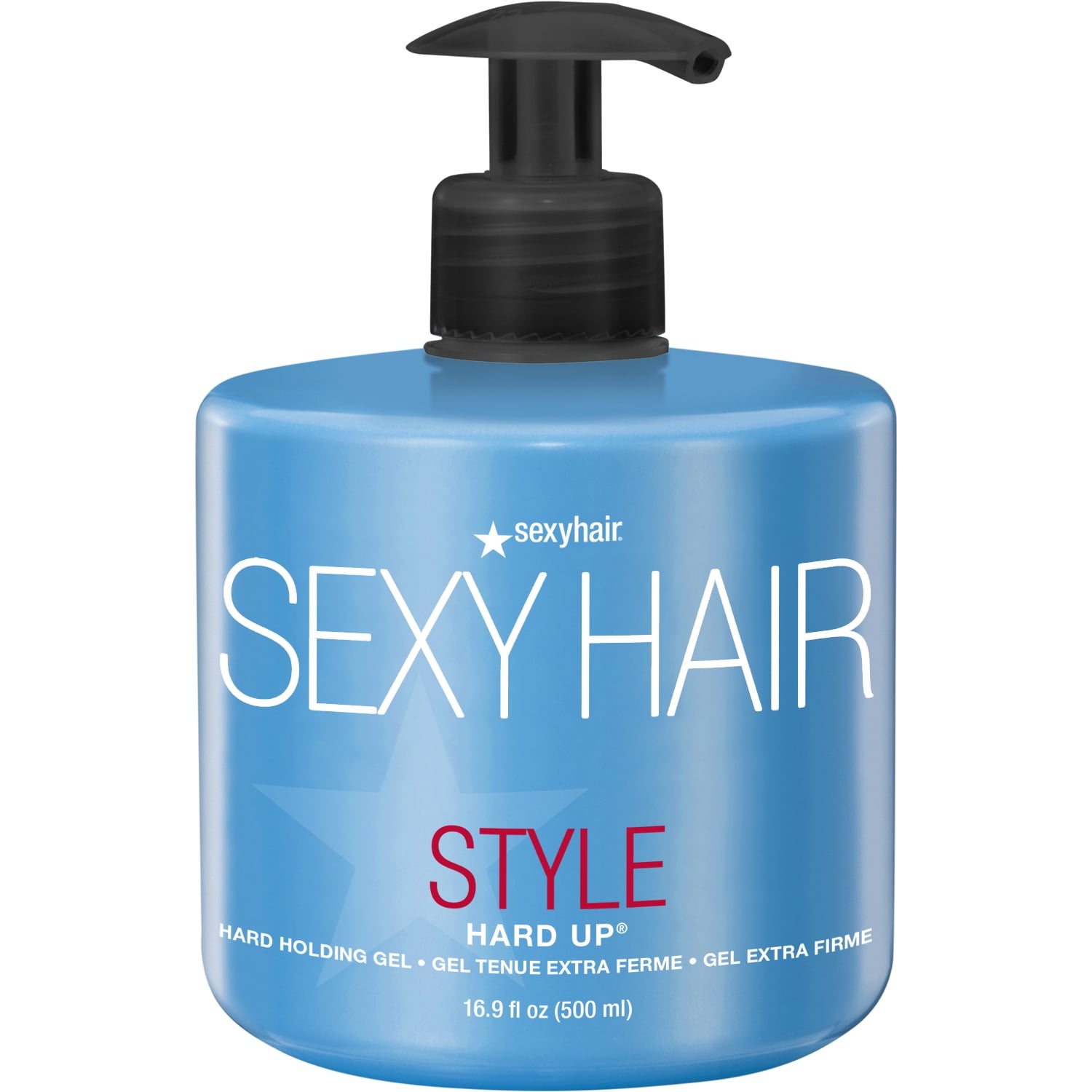 Free Shipping! Sexy Hair Hard Up Holding Gel 16.9 oz with High Hold and Humidity Resistance
