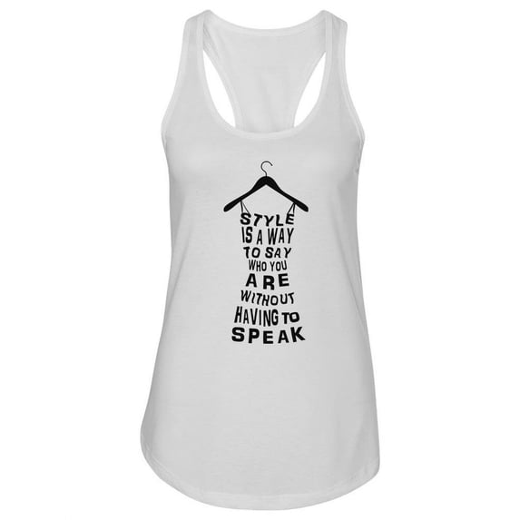 Style Show Who You Are Tank Women -Image by Shutterstock, Female Small
