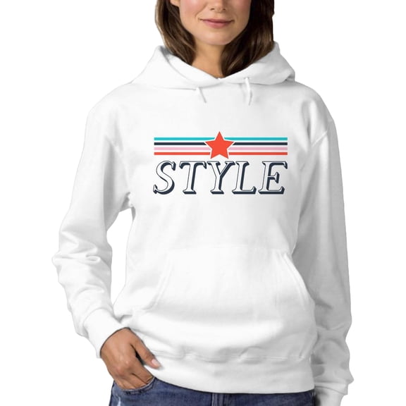Style Star Banner Hoodie Women -Image by Shutterstock, Female Medium
