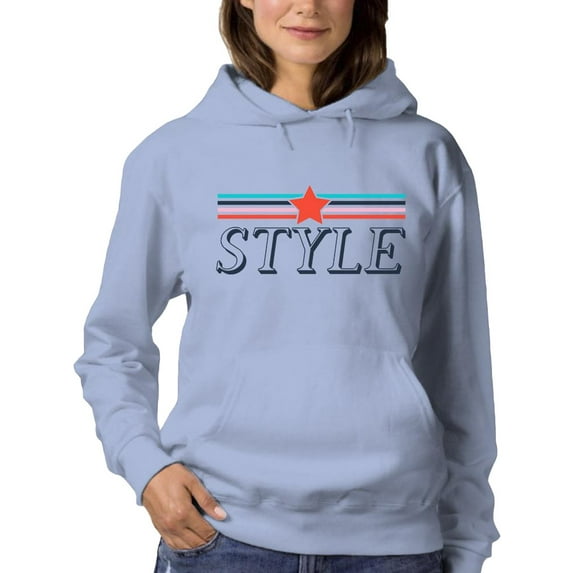 Style Star Banner Hoodie Women -Image by Shutterstock, Female Medium