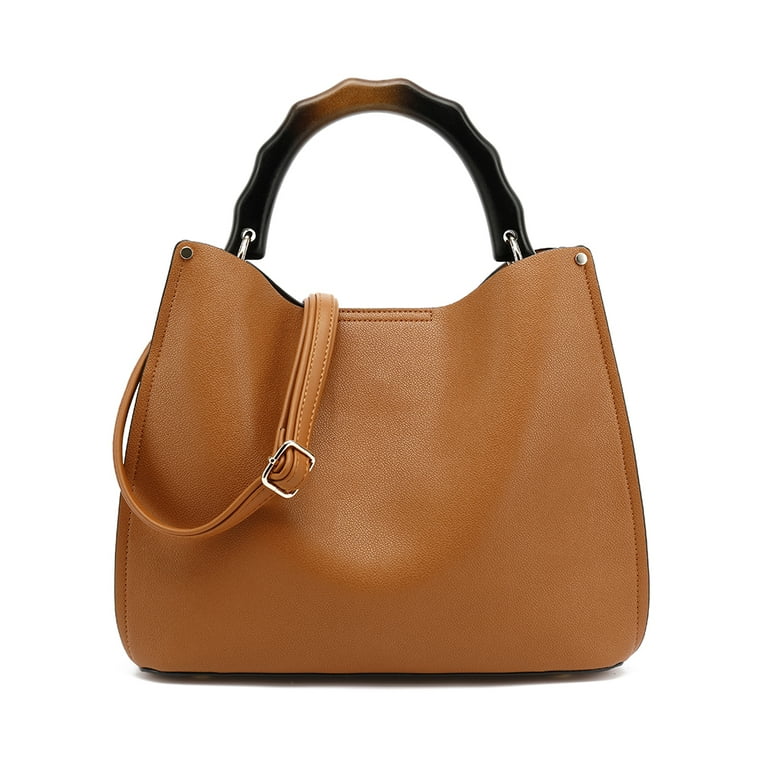 Purse with handle and shoulder strap hot sale