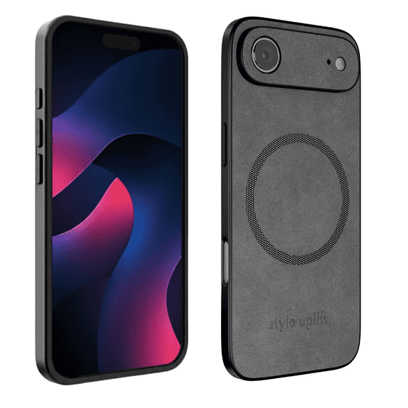 Style Uplift - Slim Design Suede Case for iPhone 17 Air Premium Gray Magnetic Case - Protective Design, Compatible with MagSafe, Wireless Charging - Suede, Case for iPhone 17 Air