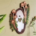 thumbnail image 1 of Style Wooden Handheld Makeup Elegant Wall Mounted Decorative Vanity Glass for Home, 1 of 4