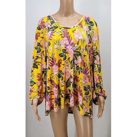 Style and Co Floral Print Top, Size XXL: XXL/Amazon Ambiance