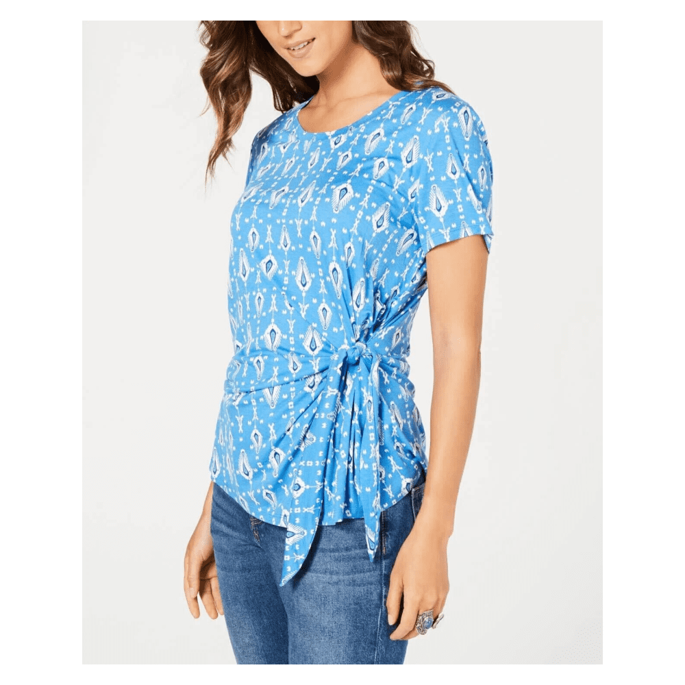 style & co embroidered top