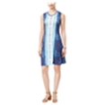 thumbnail image 1 of Style&co. Womens Swing Shift Dress, Blue, Small, 1 of 1