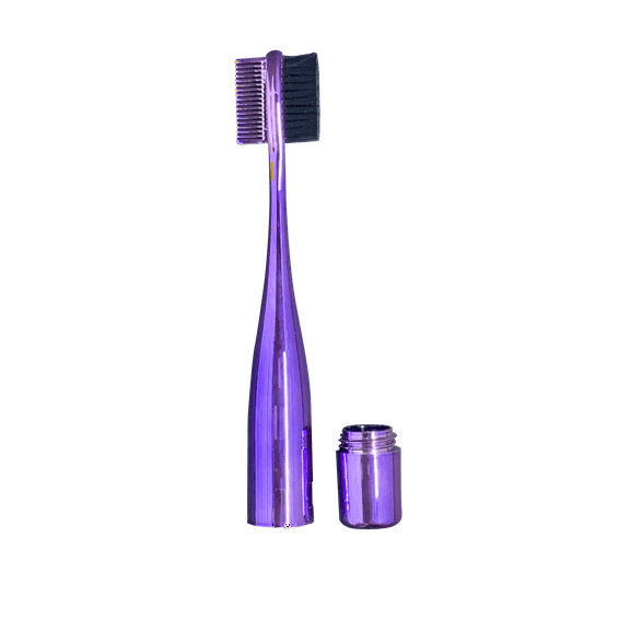 Style flawlessly: 3-in-1 edge brush, comb, and gel holder