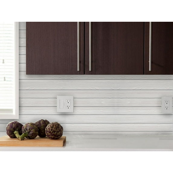 Style1 24" x 12" Faux Wood Wall Paper Wall Mural