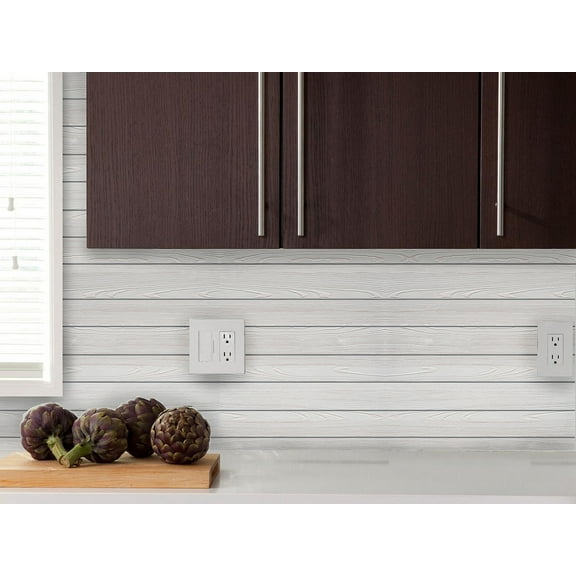 Style1 40" x 20" Faux Wood Wall Paper Wall Mural