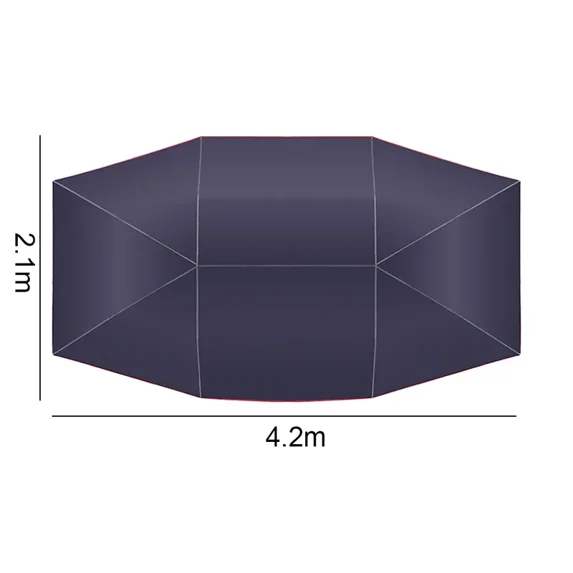 StyleA-Outdoor Summer Thermal Insulation Carport Tarpaulin Car Sunshade Tarpaulin Canopy Cover UV Protection Car Sunshade Awning