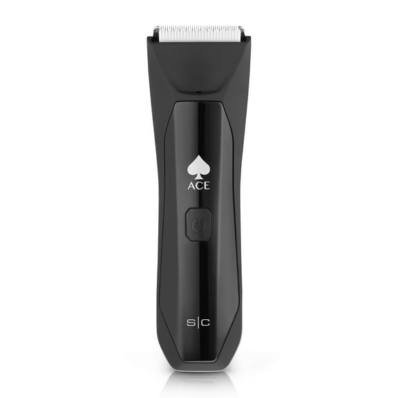 StyleCraft Ace Body Buzzer Cordless Waterproof Hair Trimmer for Men, 90-Minute Runtime, LED Display, USB-C Rechargeable, Black, SC416B