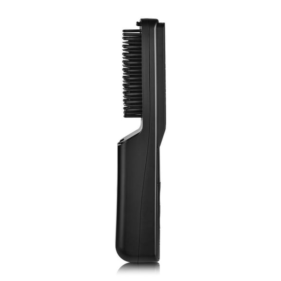 StyleCraft Heat Stroke Cordless Beard and Hair Styling Brush, Black, USB-C, 3 Heat Settings