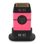 StyleCraft Instinct Metal Cordless Double Foil Rechargeable Electric Shaver, Pink