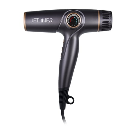 STYLECRAFT JetLiner Brushless Digital Ionic Hair Dryer, 1600 Watts, Matte Grey