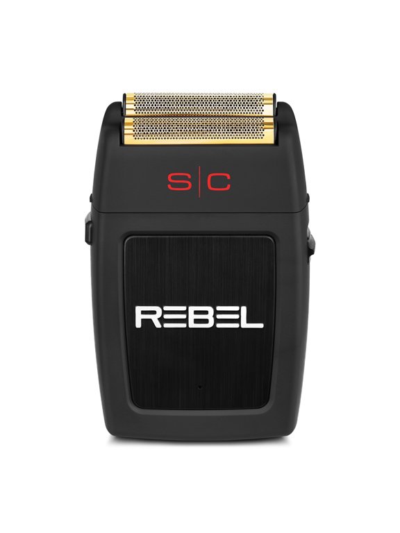 Rebel Professional Shaver | Super-Torque Motor & Gold Titanium Foil Head