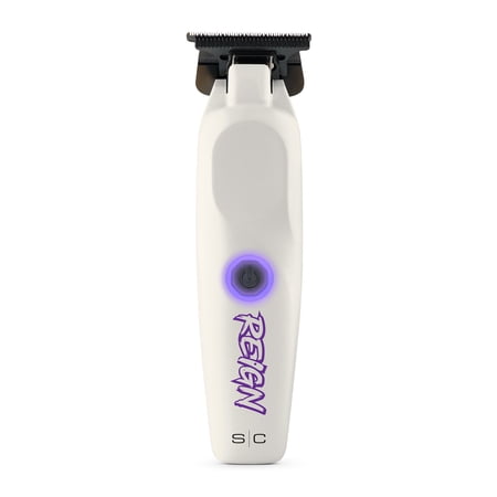 StyleCraft Reign Professional Hair Trimmer featuring EON Digital Brushless Motor, USB-C Recharge, and Lithium-Ion Battery Designed by Barbers for Precision Beard and Hair Grooming, White