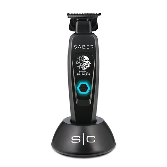 StyleCraft Saber Hair Trimmer – Digital Brushless Motor - Black