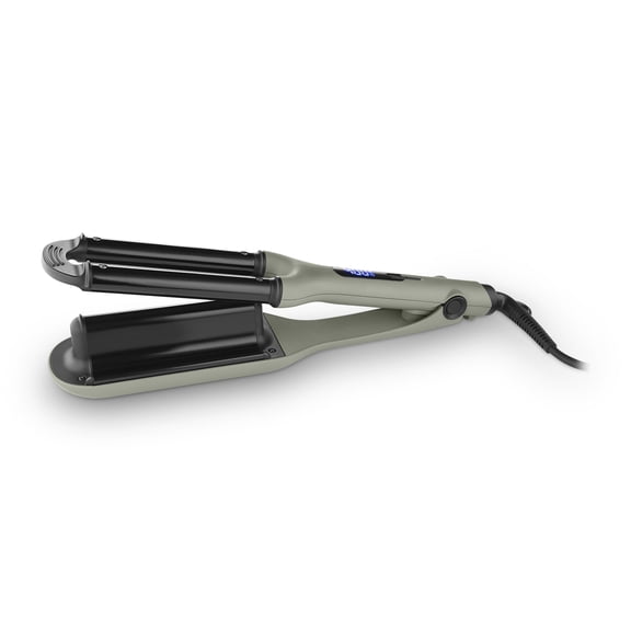 StyleCraft Sage Triple Barrel Deep Waver with Tourmaline Technology, Green