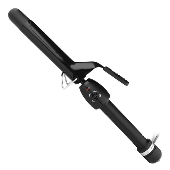 StyleCraft Stay-Temp Black Gold Ceramic Professional Curling Iron 1"