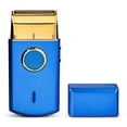 thumbnail interactive-video image 1 of StyleCraft Uno Cordless Single Foil Shaver, Mini Travel Size, Portable, Gold Titanium Premium Head, Turbocharged Motor, Blue, 1 of 10