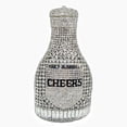 thumbnail image 1 of StyleSack Champagne Bottle Rhinestone Clutch for Women, Sparkling Evening Bag with Detachable Chain, 1 of 5