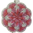 thumbnail image 1 of StyleSack Flower Rhinestone Clutch for Women - Sparkling Phone Fit Evening Purse, Diamond Party Shoulder Bling Bag, 1 of 3