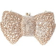 thumbnail image 1 of StyleSack Handmade Rhinestone Bow Clutch - Pearl Chain Evening Purse for Women Wedding Party, 1 of 5