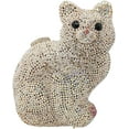 thumbnail image 1 of StyleSack Luxury Hand-Embellished Cat Rhinestone Evening Clutch - 3D Crystal Animal Purse with Detachable Chain | Party/Wedding/Gala Accessory, 1 of 6