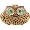 thumbnail image 1 of StyleSack Luxury Hand-Embellished Rhinestone Swan Clutch - 3D Crystal Evening Handbag for Party/Gala/Wedding | Detachable Chain Shoulder Purse, 1 of 5