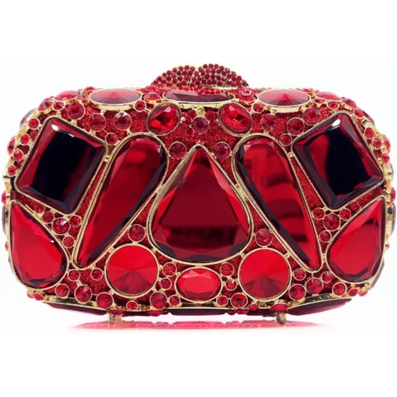 StyleSack Rhinestone Clutch Purse for Women - Crystal Evening Bag, Diamond Sparkly Handbag for Prom Cocktail Party